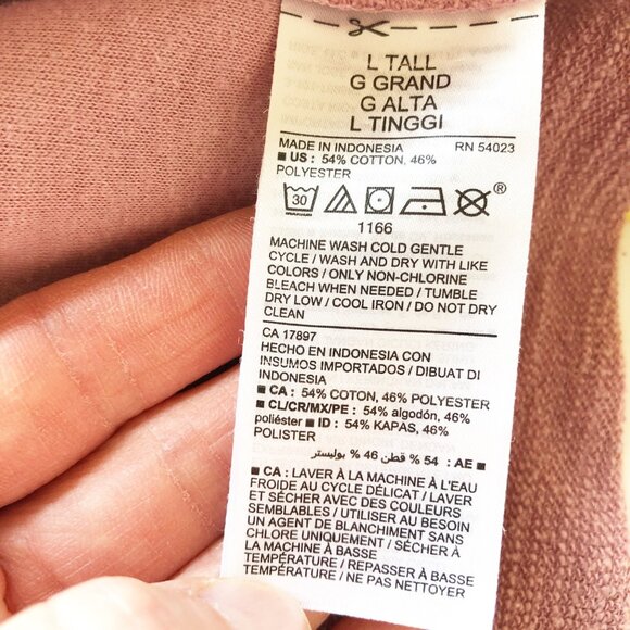 OLD NAVY Lightweight Textured Full-Zip Hoodie Mountain Dusk Womens Large Tall - Picture 5 of 9